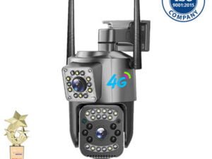 APP V380 Camera Quan Sát Công Nghệ Mới Ống Kính Kép 4G 4MP HD