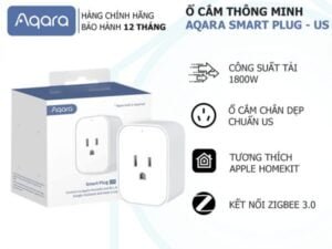 Ổ cắm thông minh Aqara US ZNCZ12LM – Bản Quốc Tế