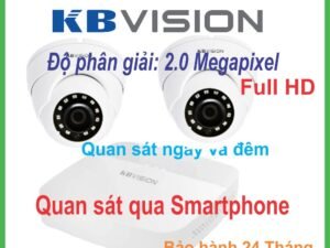BỘ 02 CAMERA KBVISION 2.0M