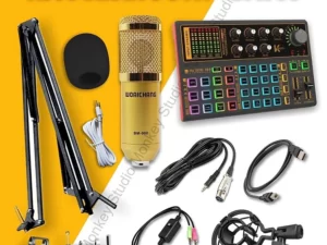 Bộ livestream K300 model 2021 Micro thu âm BM900 Woaichang