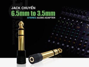 Jack 6ly to Jack 3.5mm Stereo cao cấp, cắm được tất cả tai nghe