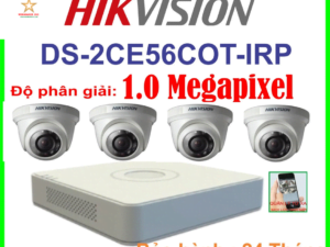 4 Camera HIKVISION Giá Rẻ DS-2CE56COT IRP Tốt Nhất