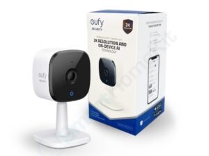 Camera Eufy Security Indoor Cam 2K, tích hợp còi báo động
