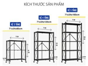 Kệ xếp gọn thông minh