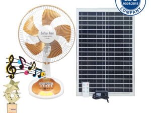 Quạt 12V Năng Lượng Mặt Trời Solar Fan KungFu Bluetooth Phát Nhạc Có Remote 25W